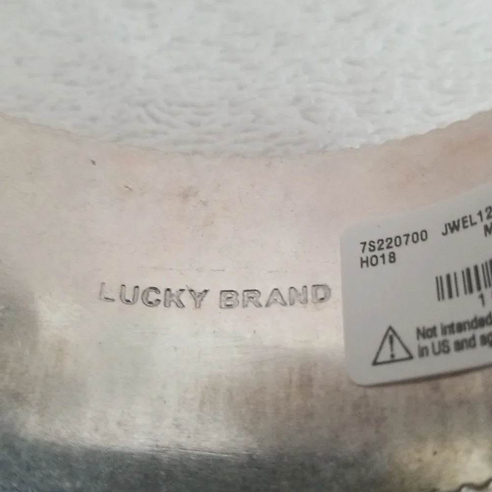 New Lucky Brand Pave Cuff Bracelet